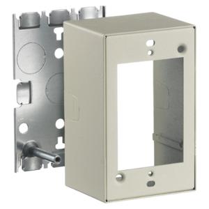 HUBBELL WIRING DEVICE-KELLEMS HBL5744SIVA Raceway Switch And Receptacle Box Ivory | AB3GBQ 1RYU9