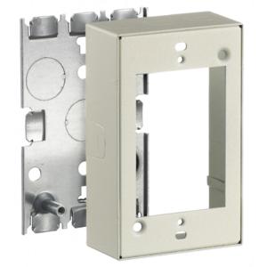 HUBBELL WIRING DEVICE-KELLEMS HBL5747IVA Raceway Switch And Receptacle Box Ivory | AB3GBR 1RYV1