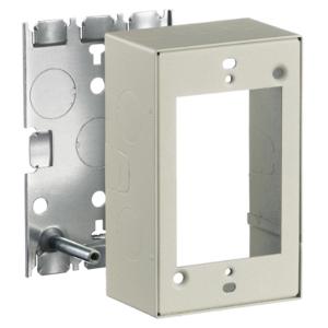 HUBBELL WIRING DEVICE-KELLEMS HBL5748IVA Raceway Switch And Receptacle Box Ivory | AB3GBU 1RYV3