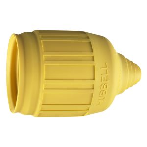 HUBBELL WIRING DEVICE-KELLEMS HBL60CM35 Weatherproof Boot, Yellow | CE6TCL