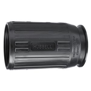 HUBBELL WIRING DEVICE-KELLEMS HBL7717C Weatherproof Boot, Black | AC8QEJ 3D273
