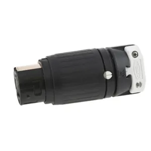 HUBBELL WIRING DEVICE-KELLEMS HBL7764C Female Connector, 50A, 250VDC/600VAC, 3-Pole, 4-Wire Grounding | AC8QEK 3D274