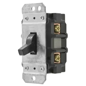 HUBBELL WIRING DEVICE-KELLEMS HBL7832D Manual Motor Switch, 30 A, 600 V, 2 Pole | AB9NEY 2EAV3