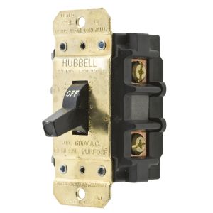 HUBBELL WIRING DEVICE-KELLEMS HBL7852D Manual Motor Switch, 2 Pole, 50 A, 600 VAC | AB2LVG 1MTE3