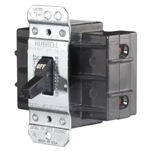 HUBBELL WIRING DEVICE-KELLEMS HBL7862D Manual Motor Switch, 60 A, 600 V, 2 Pole | AB2LVJ 1MTE5