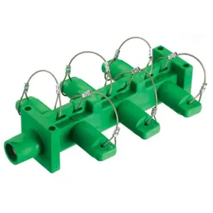 HUBBELL HBL7DBGN Single Pole Connector Distribution Block Green | AF7BFL 20TT17