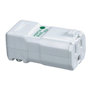 HUBBELL WIRING DEVICE-KELLEMS HBL8119V Female Connector,Straight, 15A 125V, 5-15R, White, 1 Pk | AE7LGE 5Z874