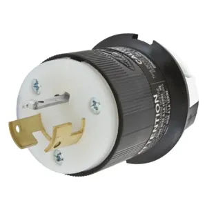 HUBBELL WIRING DEVICE-KELLEMS HBL9965C Male Plug, 20A, 125/250V, 3-Pole, 3-Wire Non Grounding | AE7ZJM 6C632