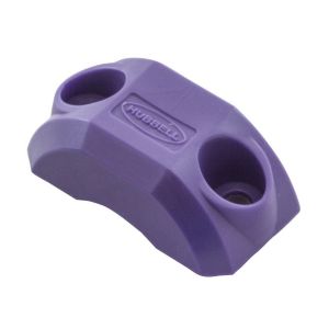 HUBBELL WIRING DEVICE-KELLEMS HBLCORDCLAMPP Colored Cord Clamp, Insulgrip Size 1, Purple | BD4BWC