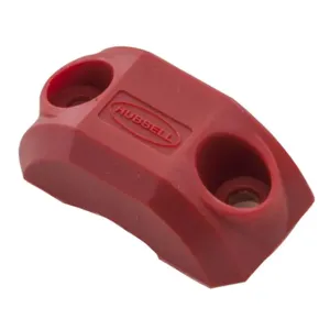 HUBBELL WIRING DEVICE-KELLEMS HBLCORDCLAMPR Colored Cord Clamp, Insulgrip Size 1, Red | BD4AVF