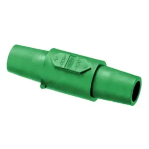 HUBBELL HBLDFGN Single Pole Connector Double Female Green | AF7BFV 20TT27