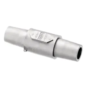 HUBBELL HBLDFW Single Pole Connector Double Female White | AF7BFY 20TT30