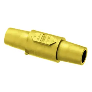 HUBBELL HBLDFY Single Pole Connector Double Female Yellow | AF7BFZ 20TT31