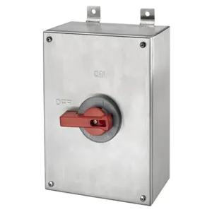 HUBBELL WIRING DEVICE-KELLEMS HBLDS10SSAC Enclosed Disconnect Switch, 3 Pole, 600 VAC, 100 A | AC6VQJ 36L210