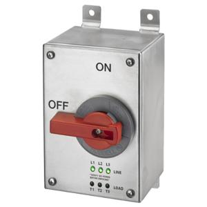 HUBBELL WIRING DEVICE-KELLEMS HBLDS6SSP Enclosed Disconnect Switch, With Led, 60 A | CE6TRP