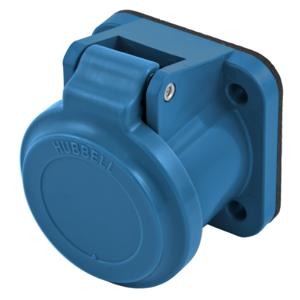 HUBBELL WIRING DEVICE-KELLEMS HBLNCABL Weatherproof Cover, 400 A, Blue | BD4DAE
