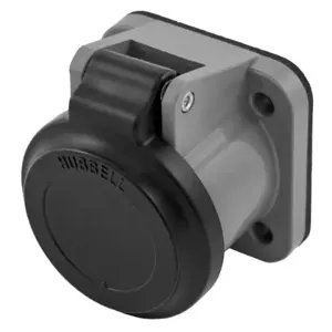 HUBBELL HBLNCBK Single Pole Connector Non-Metallic Cover Black | AF7BHD 20TT78