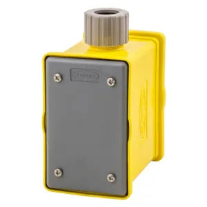 HUBBELL WIRING DEVICE-KELLEMS HBLPOB1 Portable Outlet Box, 1-Gang, Front And Back, Yellow, Non-Metallic | AA9JGU 1DJL2