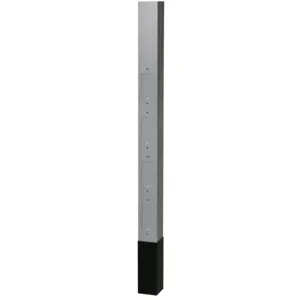 HUBBELL WIRING DEVICE-KELLEMS HBLPPO12A Service Pole 12Ft 2 inch Gray with Divider | AB2NDA 1MXR8