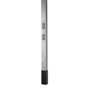 HUBBELL WIRING DEVICE-KELLEMS HBLPPOAAL Service Pole 10Ft 2 inch Aluminium with Divider | AB2NCZ 1MXR7