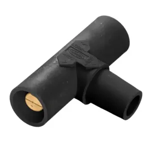 HUBBELL HBLPTBK Single Pole Connector Parallel Tee Black | AF7BHM 20TT87