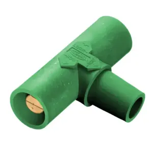 HUBBELL HBLPTGN Single Pole Connector Parallel Tee Green | AF7BHQ 20TT90