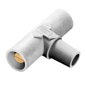 HUBBELL HBLPTW Single Pole Connector Parallel Tee White | AF7BHU 20TT93