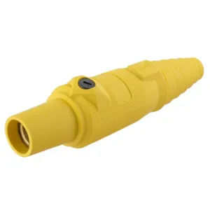 HUBBELL WIRING DEVICE-KELLEMS HBLRF300FY Female Plug, 300 A, Yellow | BD3WCE