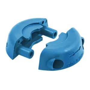 HUBBELL WIRING DEVICE-KELLEMS HBLTL2CCBL Cord Clamp, Locking, Size 2, Blue | BD3VGC