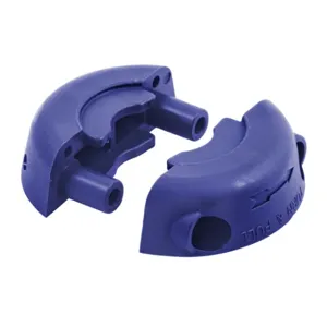 HUBBELL WIRING DEVICE-KELLEMS HBLTL2CCDB Colored Cord Clamp, Size 2, Dark Blue | CE6TCR