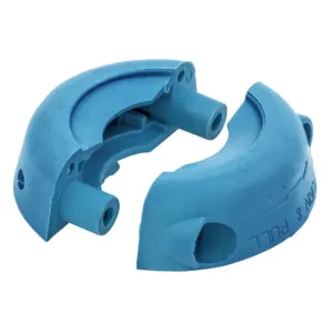 HUBBELL WIRING DEVICE-KELLEMS HBLTL3CCBL Cord Clamp, Locking, Size 3, Blue | BD3YZD