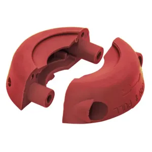 HUBBELL WIRING DEVICE-KELLEMS HBLTL3CCRD Colored Cord Clamp, Size 3, Red | CE6TDA