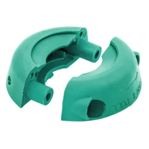 HUBBELL WIRING DEVICE-KELLEMS HBLTL3CCTL Colored Cord Clamp, Size 3, Teal | CE6TDB