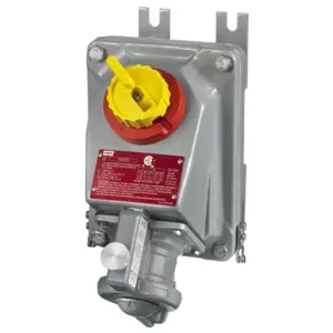 HUBBELL WIRING DEVICE-KELLEMS HBLVSQ6034 Hazardous Location Receptacle, 4 Pole, 600 VAC, 60 A | CE6TMK