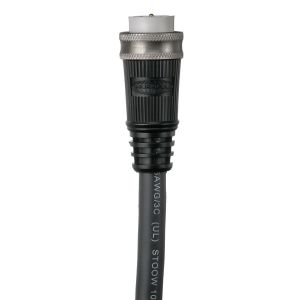 HUBBELL WIRING DEVICE-KELLEMS HCMS10101 Straight Plug, Female, With 1 Feet Cable, 10 Pole | CE6UWP