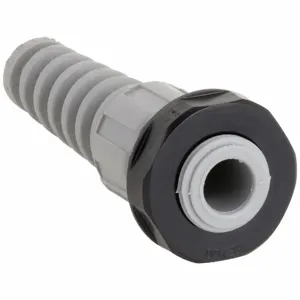 HUBBELL WIRING DEVICE-KELLEMS HJ1014G Liquid Tight Connector 3/8in Spiral Gray | AE3FJG 5D548