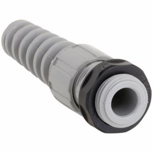 HUBBELL WIRING DEVICE-KELLEMS HJ1042G Liquid Tight Connector 1/2 inch Spiral Gray | AE8FXZ 6D061