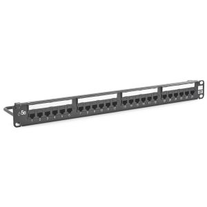 HUBBELL WIRING DEVICE-KELLEMS HP5E24 Patch Panel, Cat5E, 24 Port, Universal Wiring | BD3NTW
