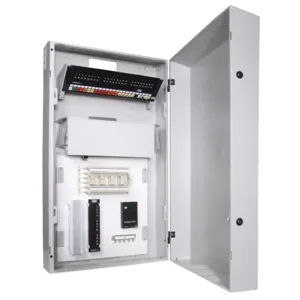 HUBBELL WIRING DEVICE-KELLEMS IDF24 Wall Mount Cabinet, 24 H X 24.2 W X 10 Inch D, Light Gray, Unloaded | CE6PXK