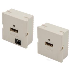 HUBBELL WIRING DEVICE-KELLEMS IMH110ST2OW Av Istation Module, Hdmi, 110 Termination, Set, Active, 2-Unit, Office White | BD4BDG