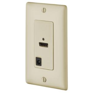 HUBBELL WIRING DEVICE-KELLEMS ISFH110EI Decorator Frame Plate, Hdmi, 110 Termination, Set, Active, Electric Ivory | BD4JER