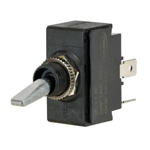 HUBBELL WIRING DEVICE-KELLEMS M11LRGSP Lighted Toggle Switch SPST On/Off | AC9QGD 3HZ81