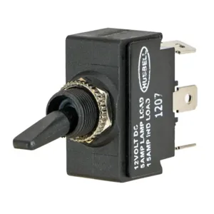 HUBBELL WIRING DEVICE-KELLEMS M223JSP Toggle Switch Dpdt On/off/on | AC9QGM 3HZ94