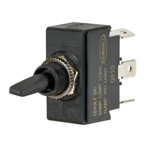 HUBBELL WIRING DEVICE-KELLEMS M223MMSP Toggle Switch Dpdt On/off/ On | AC9QGN 3HZ95