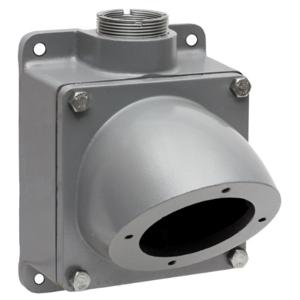 HUBBELL WIRING DEVICE-KELLEMS MB2003W Back Box, Hub Size 2 Inch Npt, Cast Aluminium, Grey | BD2DNQ