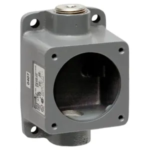 HUBBELL WIRING DEVICE-KELLEMS MB304W Back Box, Hub Size 1 Inch Npt, Cast Aluminium, Grey | CE6TPV