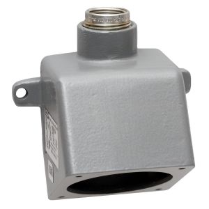 HUBBELL WIRING DEVICE-KELLEMS MB302W Angle Back Box, 15 Deg., Feed Through Type, 30A, 3 3/8 Inch Length | AE4ARV 5HJ42