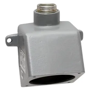 HUBBELL WIRING DEVICE-KELLEMS MB301W Back Box, Hub Size 3/4 Inch Npt, Cast Aluminium, Grey | AE4ARU 5HJ41