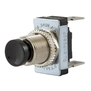 HUBBELL WIRING DEVICE-KELLEMS MH11 Mini Push Button Switch 15a Ind. Load | AC9QGQ 3HZ97