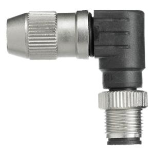 HUBBELL WIRING DEVICE-KELLEMS MIMA14IDC Male Connector, Angle, 4 Wire | CE6WJE